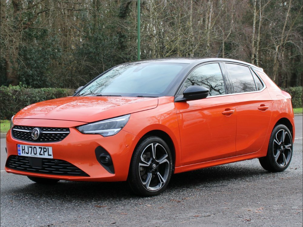 Compare Vauxhall Corsa 1.2 Turbo Elite Nav Premium Hatchback M HJ70ZPL Orange