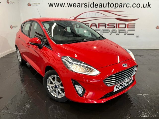 Compare Ford Fiesta 1.1 Zetec 85 Bhp FP69MDN Red