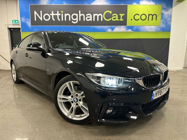 Compare BMW 4 Series Gran Coupe 2.0 420D M Sport Gran Coupe 188 Bhp HY67YSF Black