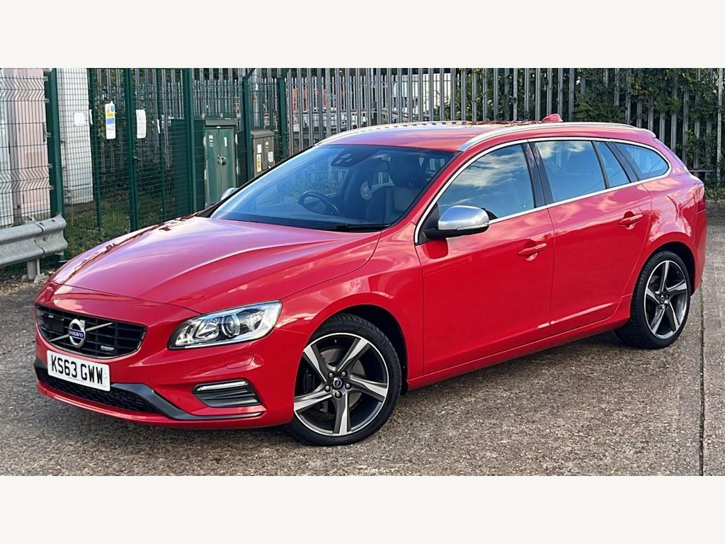 Compare Volvo V60 2.4 D5 R-design Lux Nav Geartronic Euro 5 KS63GWW Red