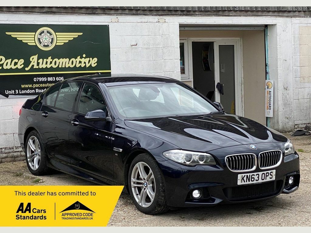 Compare BMW 5 Series 530D M Sport KN63OPS Black