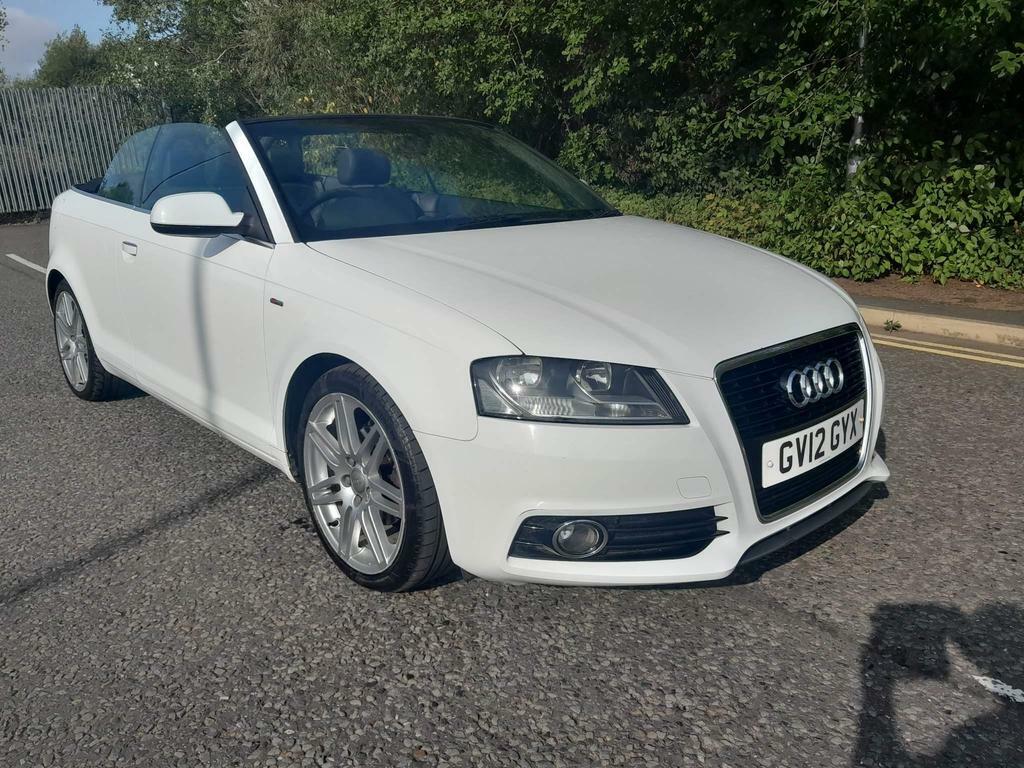Audi A3 Cabriolet Cabriolet 1.6 Tdi S Line Euro 5 Ss White #1