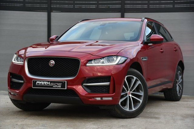 Compare Jaguar F-Pace F-pace R-sport Awd D AE67OJO Red