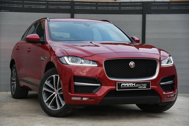 Compare Jaguar F-Pace F-pace R-sport Awd D AE67OJO Red