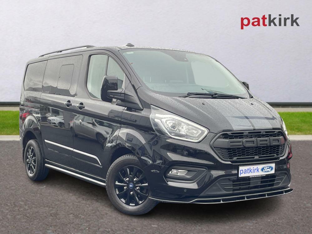 Compare Ford Transit Custom 300 Limited Dciv Ecoblue 6 Seat Crew Vangloss B YHZ4244 Black