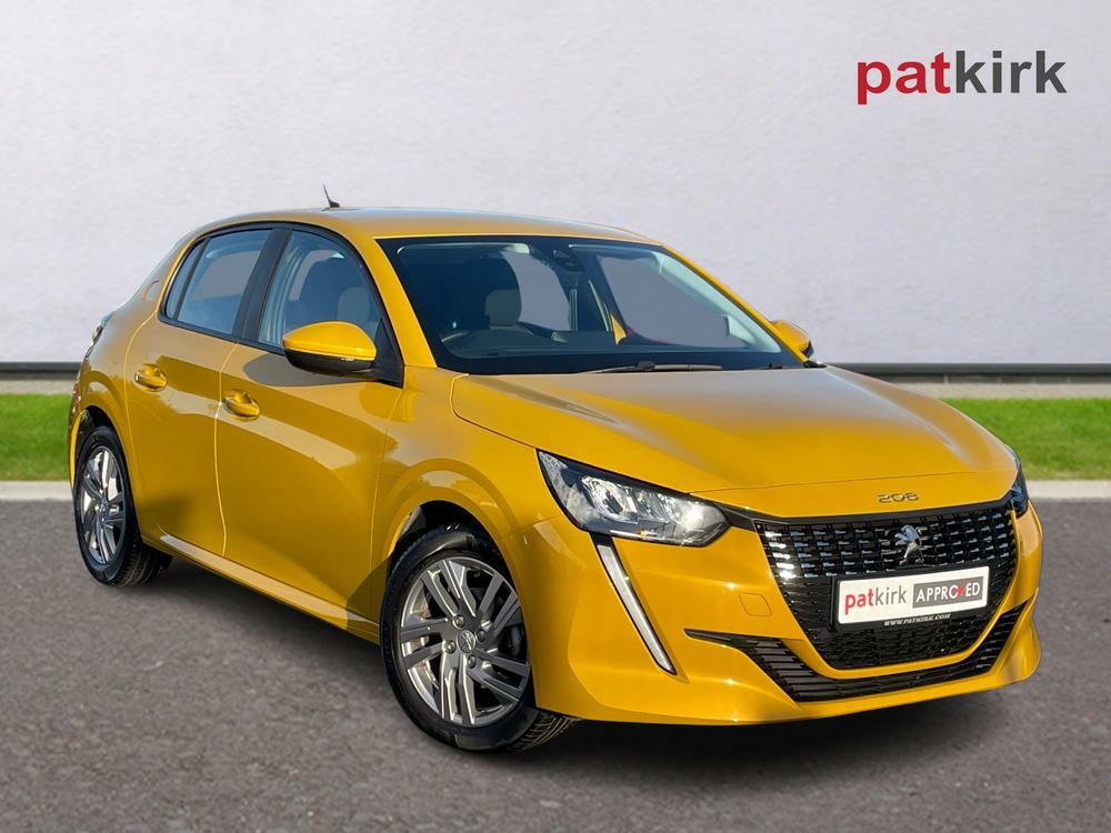 Peugeot 208 Puretech Active Premium Ss Low Mileage Ni Reg Yellow #1