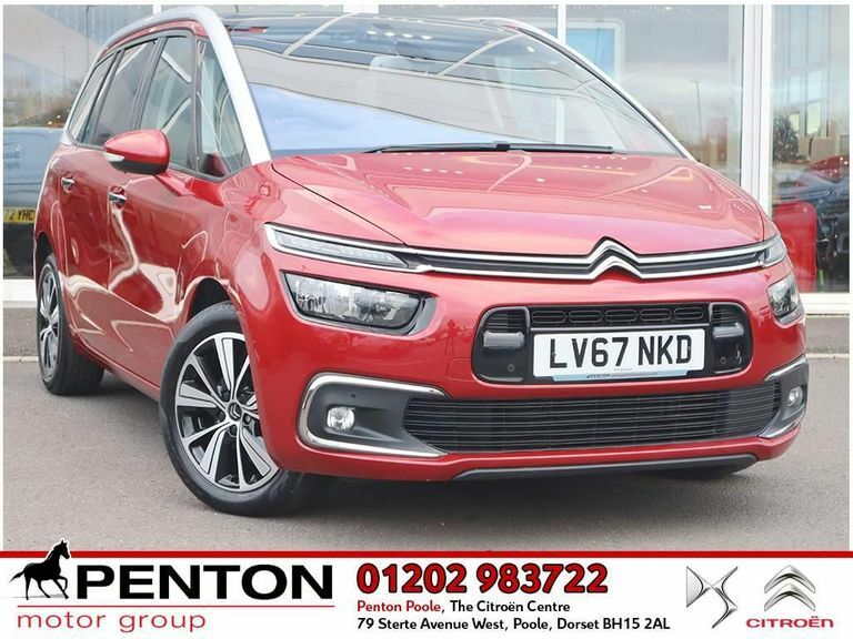 Compare Citroen Grand C4 Picasso 1.6 Bluehdi Flair Eat6 Euro 6 Ss LV67NKD Red
