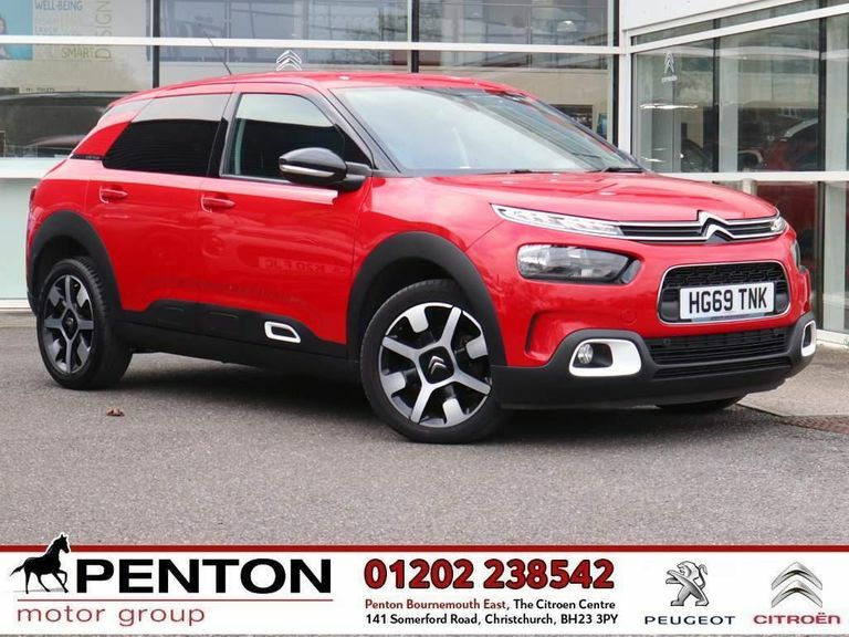 Compare Citroen C4 Cactus 1.5 Bluehdi Flair Eat6 Euro 6 Ss HG69TNK Red