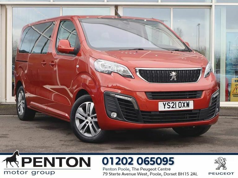 Compare Peugeot Traveller 2.0 Bluehdi Active Standard Mpv Eat8 Mwb Euro 6 S YS21OXW Red