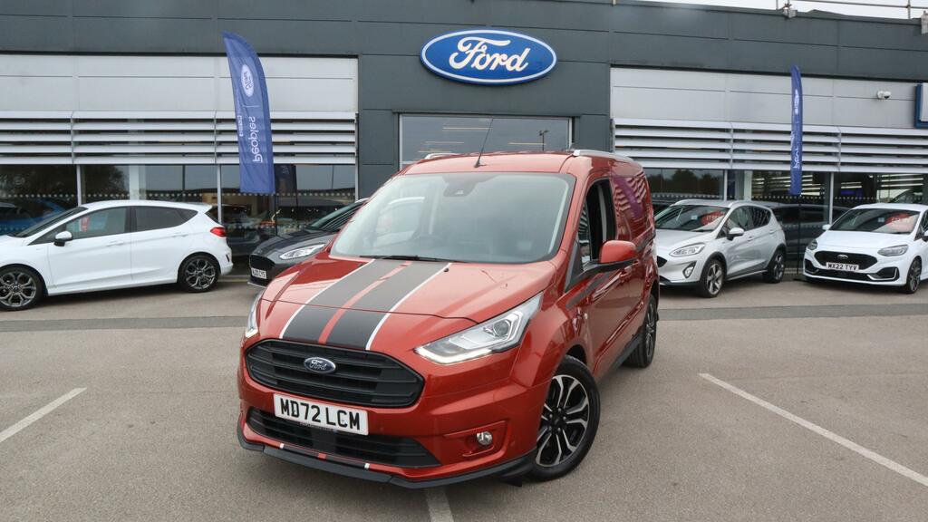 Compare Ford Transit Connect 250 L1 Swb Sport With Navigation 1.5Tdci 100Ps Pow MD72LCM Orange