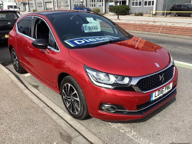 Compare DS DS 4 1.6 Bluehdi Elegance Ss 120 Bhp 6 Months Warra LD16PWL Red