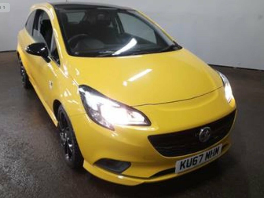 Compare Vauxhall Corsa Corsa Hatchback KU67MHM Yellow