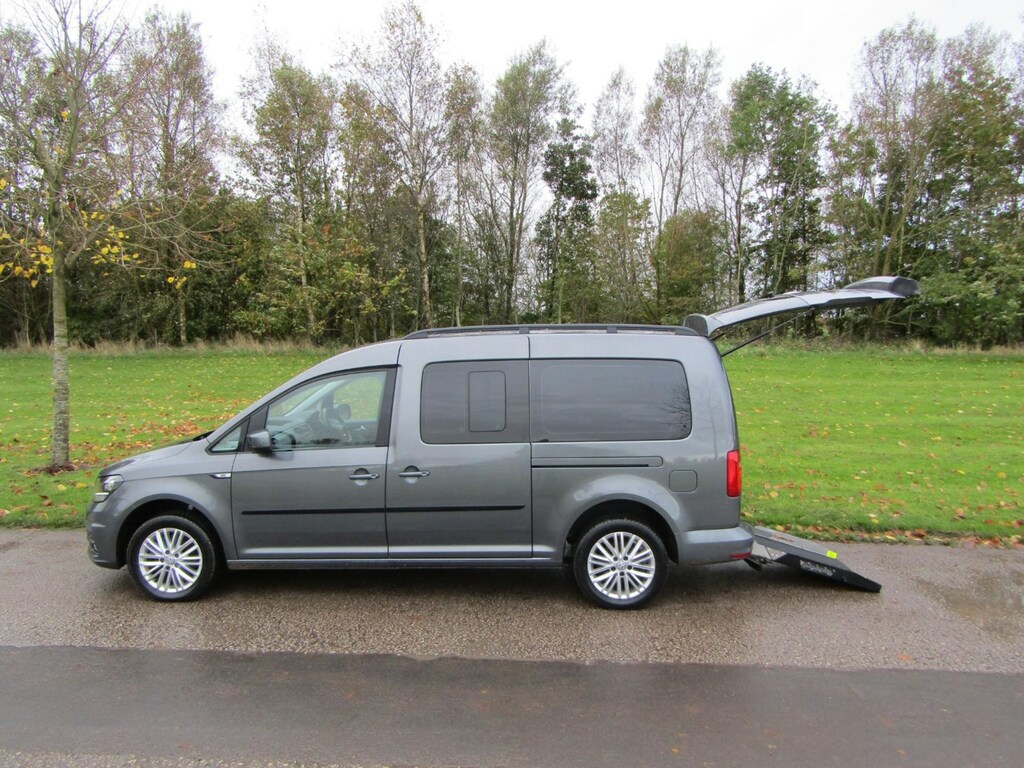 Compare Volkswagen Caddy Maxi Life 2.0 Tdi Wheelchair Accessible Disabled Adapted Veh SG17HXR Grey