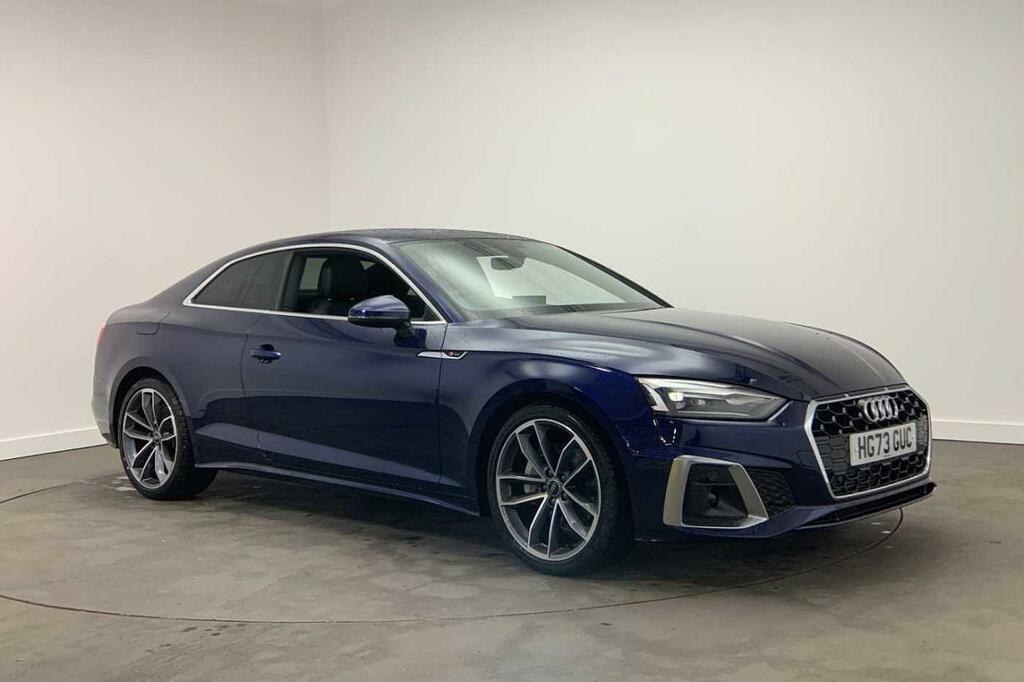 Compare Audi A5 Coup- S Line 40 Tfsi 204 Ps S Tronic HG73GUC Blue