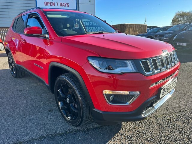 Compare Jeep Compass 1.4 Multiair II Limited 138 Bhp DX68HSO Red