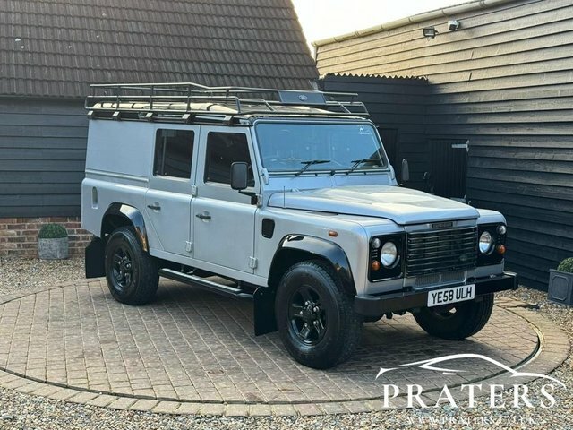 Compare Land Rover Defender 110 Defender 110 County Station Wagon Lwb YE58ULH Silver