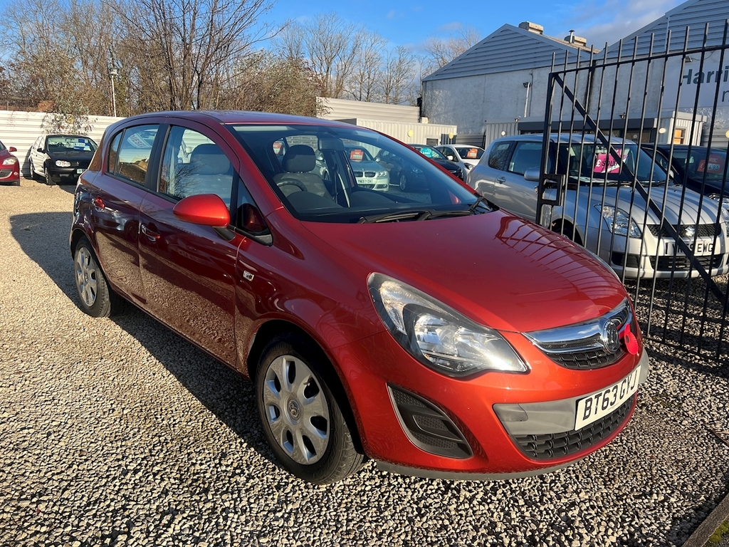 Compare Vauxhall Corsa Exclusiv BT63GYJ Red