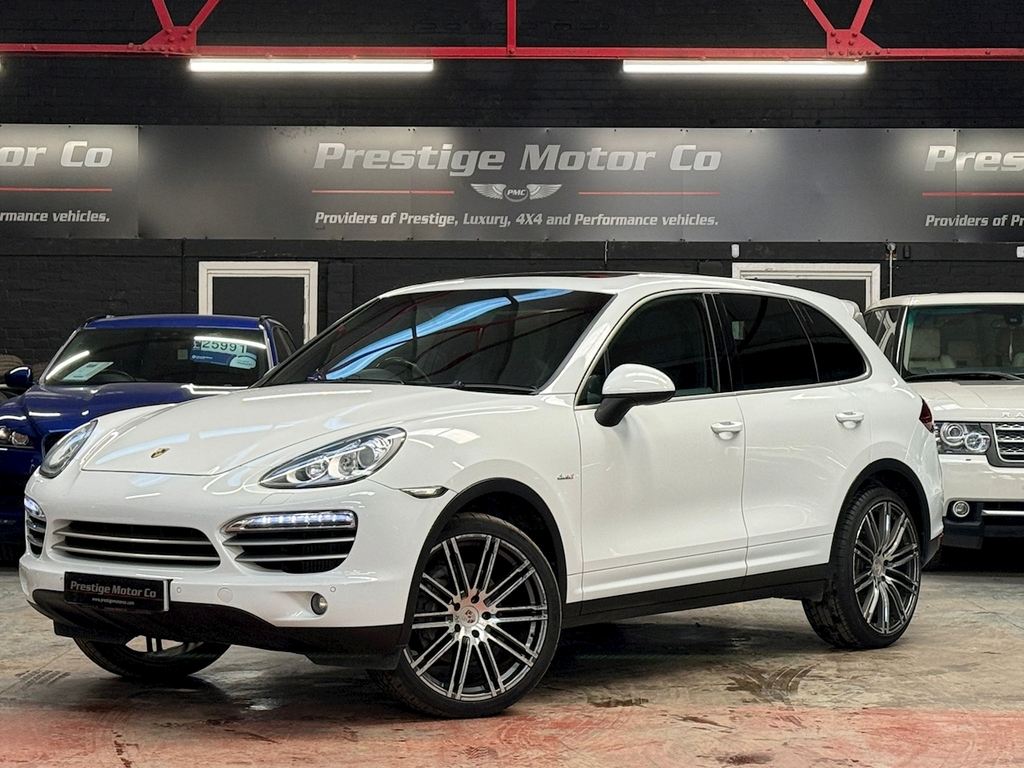 Compare Porsche Cayenne Platinum Edition HX14HWF White
