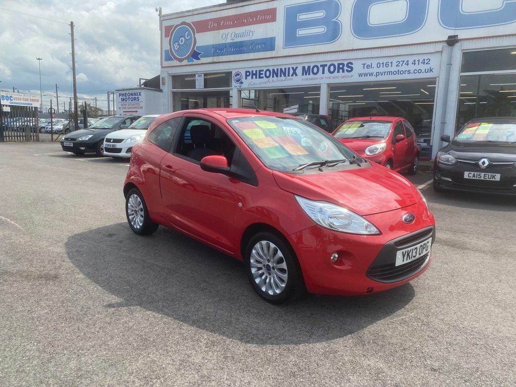 Compare Ford KA 1.2 Zetec Euro 5 Ss YK13OPG Red
