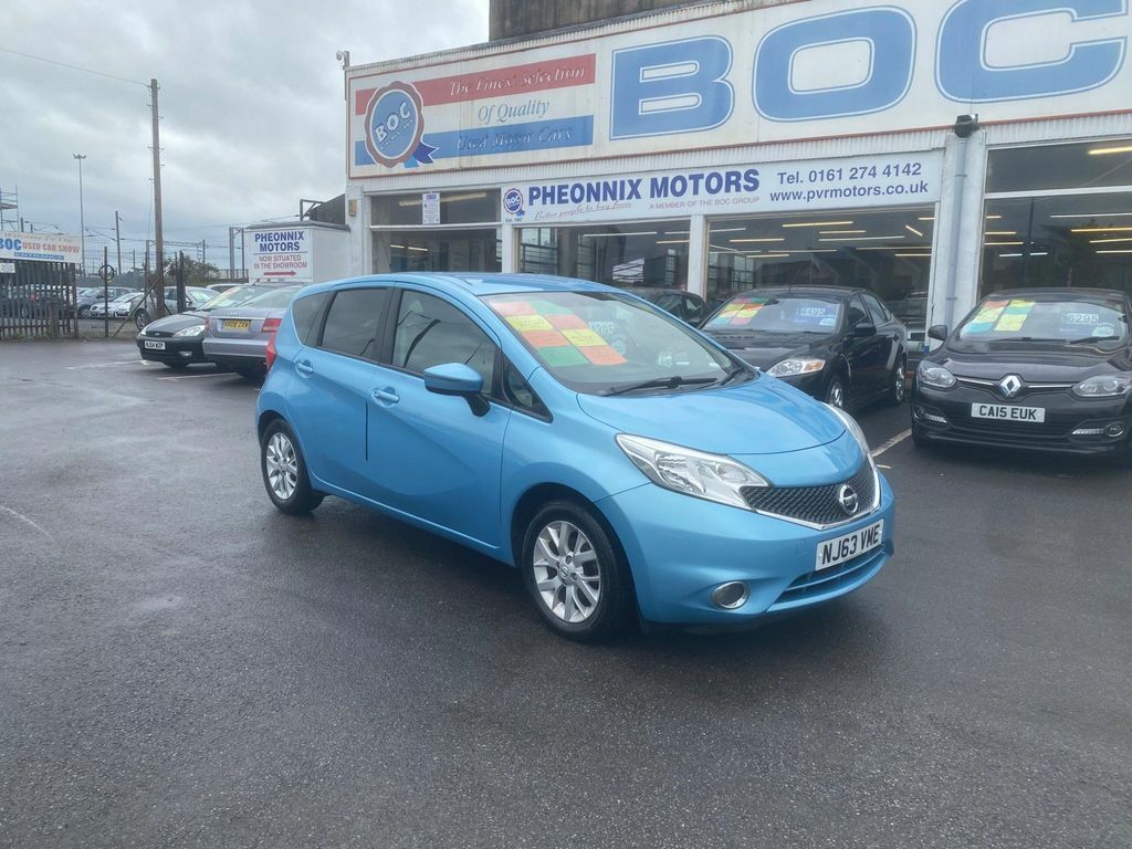 Compare Nissan Note 1.5 Dci Acenta Euro 5 Ss NJ63VME Blue