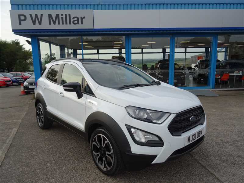 Compare Ford Ecosport 1.0T Ecoboost Active Euro 6 Ss MJ21UBX White