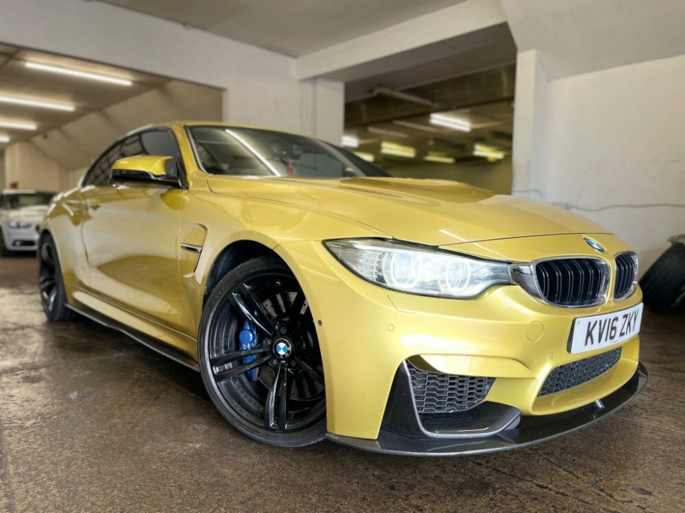 Compare BMW M4 3.0 Biturbo Convertible Dct Euro 6 Ss KV16ZKY Yellow