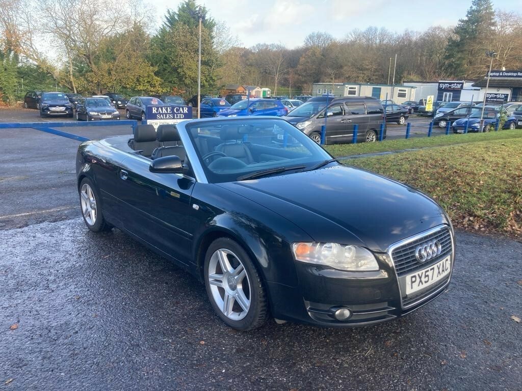 Compare Audi A4 Cabriolet 1.8T Sport PX57XAC Black