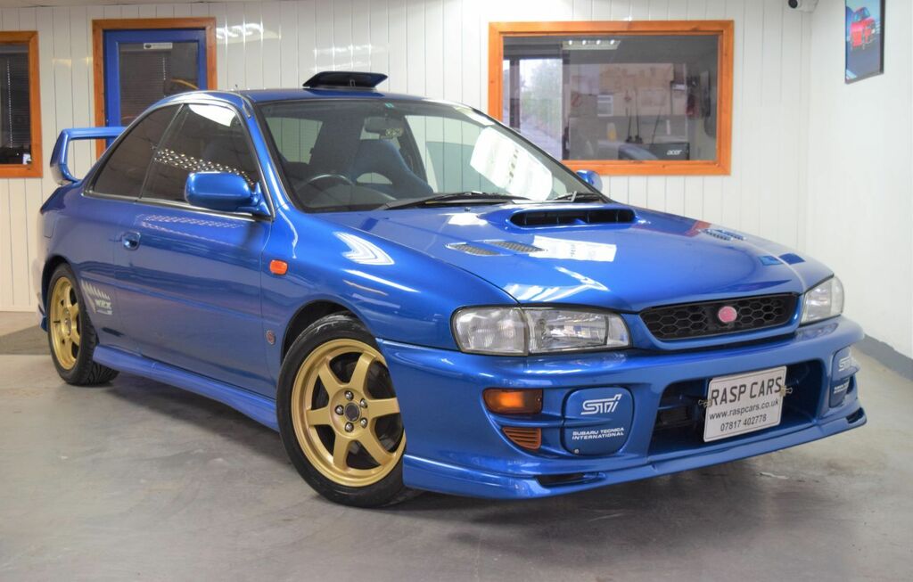 Compare Subaru Impreza Sports Type R Coupe Version 6 Limited 2000 V6STI Blue