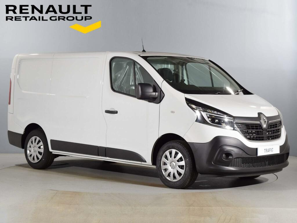 Compare Renault Trafic Renault Trafic Ll30 Blue Dci 150 Business Van Edc CF23SYE White