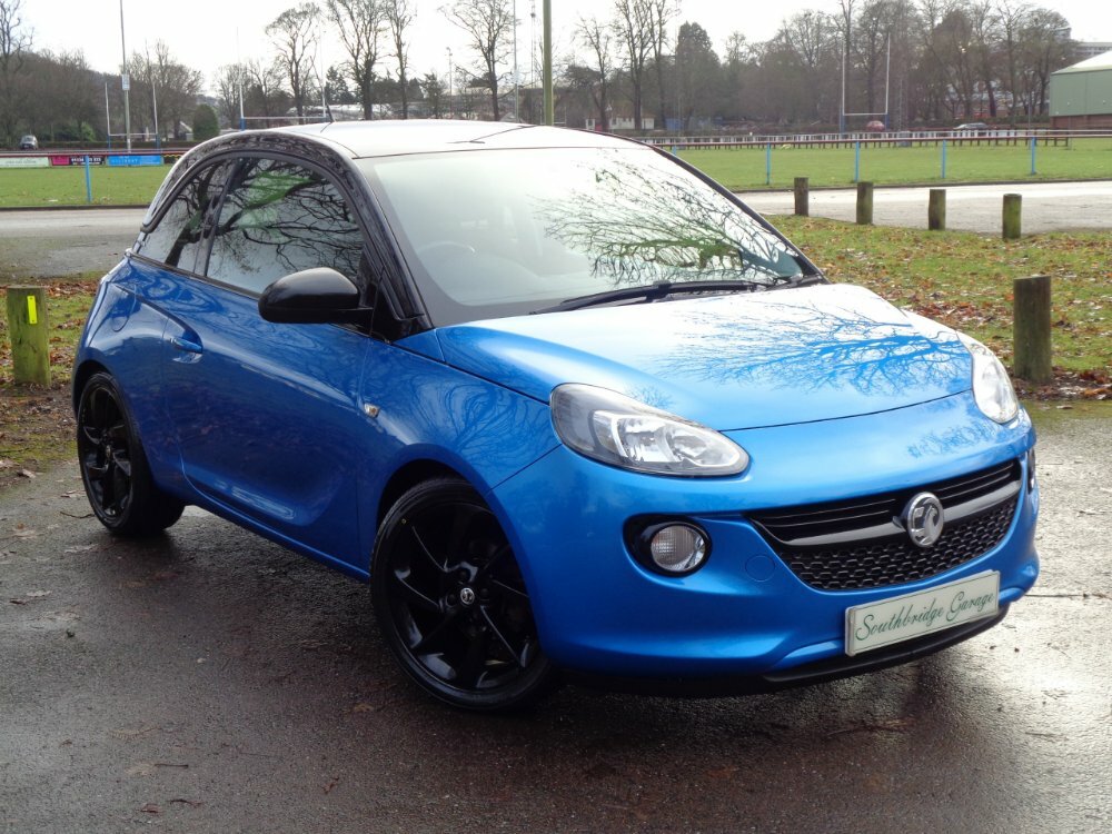 Compare Vauxhall Adam 1.2I Energised 3-Door SV67UBM Blue
