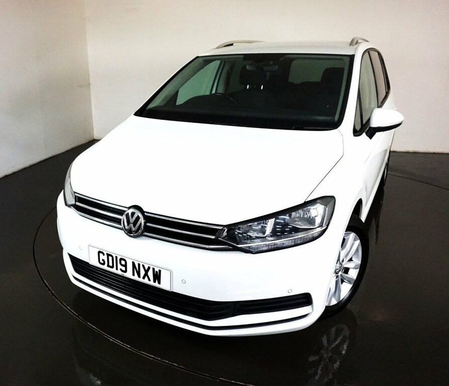 Compare Volkswagen Touran 1.0 Se Tsi 5D-2 Owner Car-7 Seats-bluetooth-cruise GD19NXW White