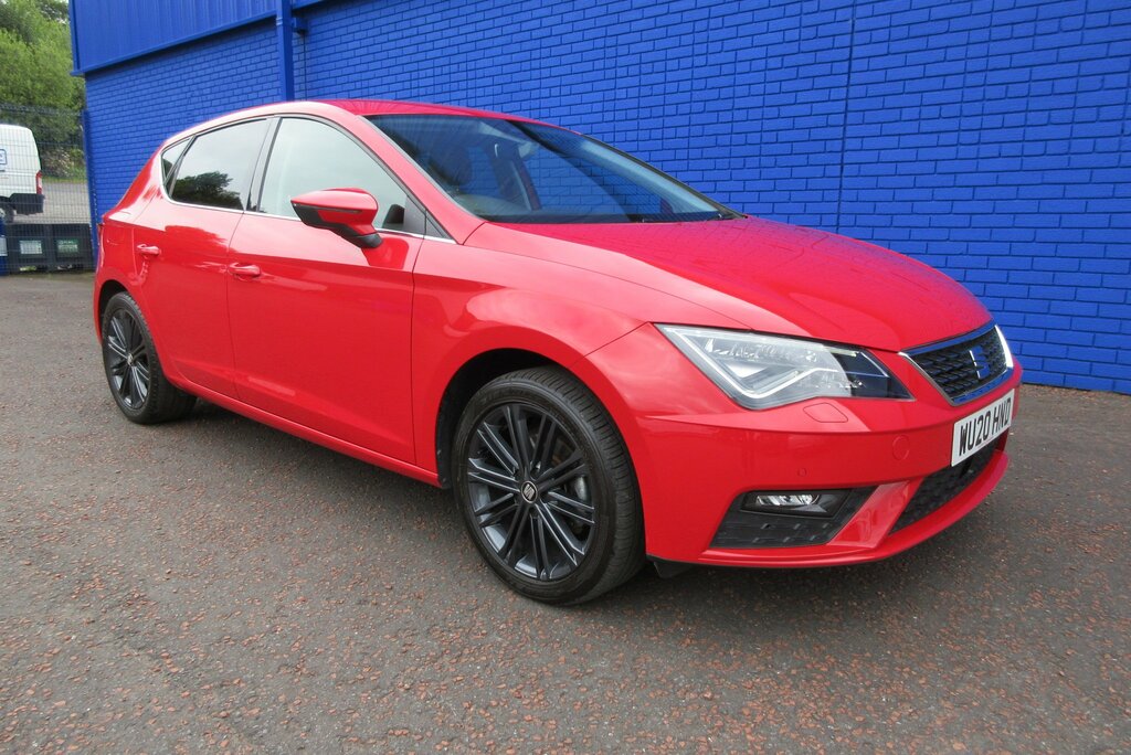 Compare Seat Leon 2020 Seat Leon 2.0 Tdi Xcellence Lux 150 Bhp, Leat WU20HND Red