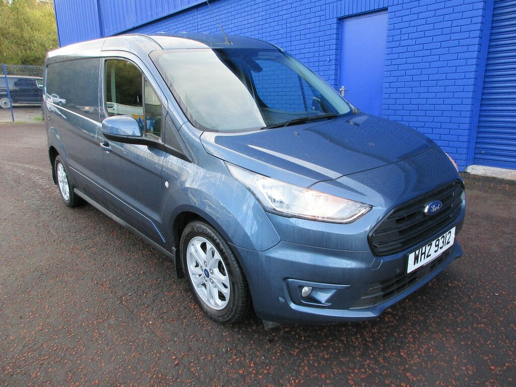 Compare Ford Transit Connect Ex.vat 2019 Ford Transit Connect 1.5 240 Limited T WHZ9312 Blue