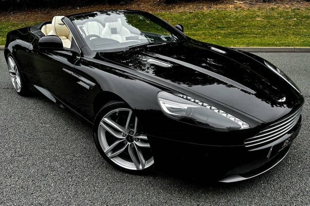 Compare Aston Martin Virage 6.0 V12 Volante T-tronicii Euro 5 ACE14D Black