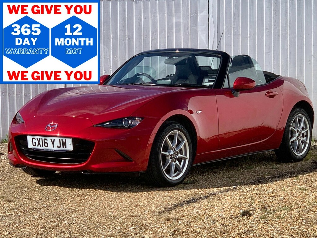 Compare Mazda MX-5 Se-l Nav Only GX16YJW Red