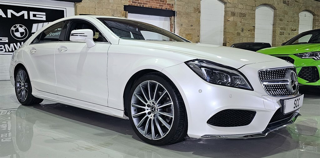 Compare Mercedes-Benz CLS Cls220 D Amg Line Premium Plus YC67PHK White