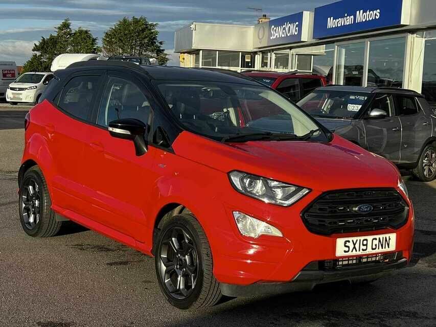 Compare Ford Ecosport St-line SX19GNN Red