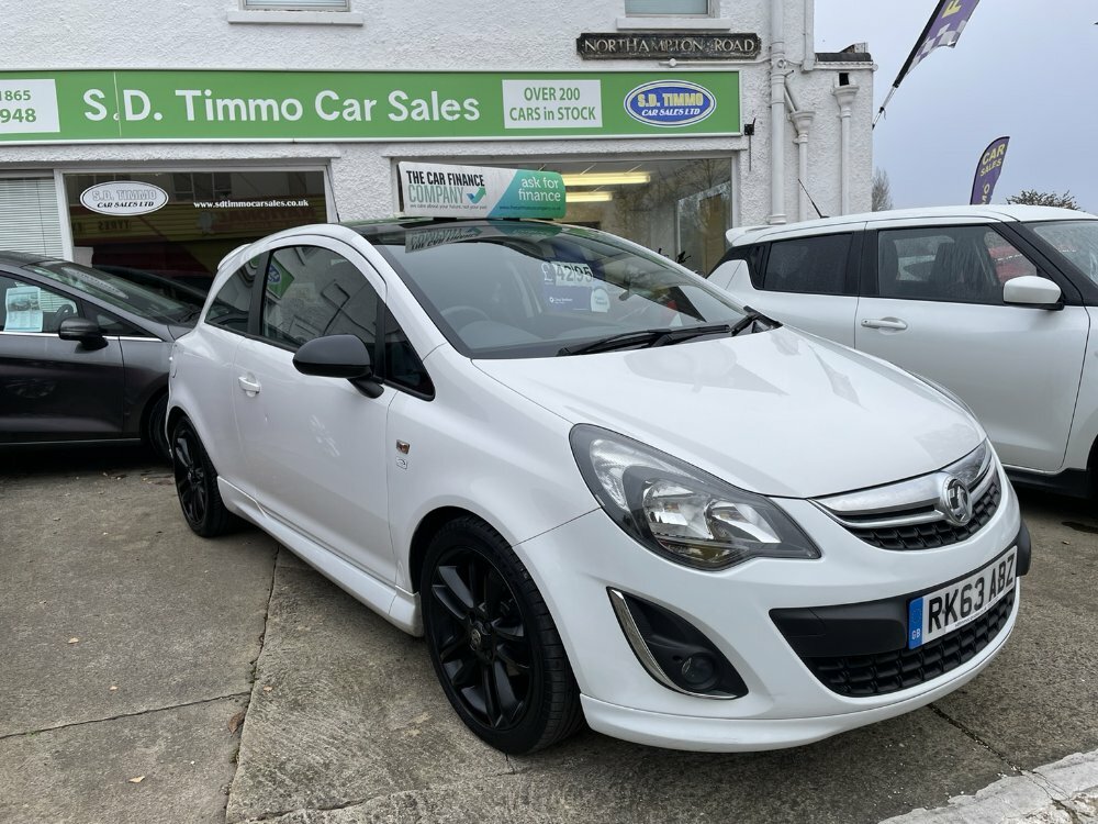 Compare Vauxhall Corsa 1.2 Limited Edition RK63ABZ White