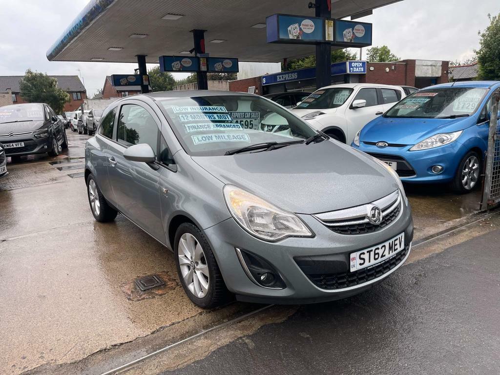 Compare Vauxhall Corsa 1.2 16V Active Euro 5 ST62MEV Silver