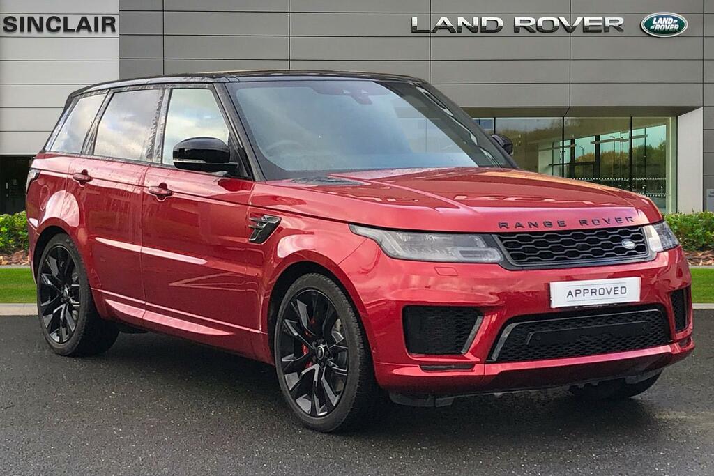 Compare Land Rover Range Rover Sport P400 Hst CT19NTJ Red