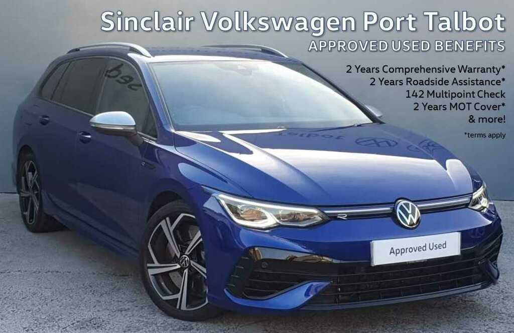 Compare Volkswagen Golf Mk8 2.0 Tsi 320Ps R 4Motion Dsg Estate Click A CP23EFZ Blue