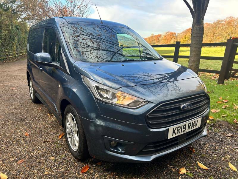 Compare Ford Transit Connect 1.5 200 Ecoblue Limited L1 Euro 6 Ss KR19RMV Blue