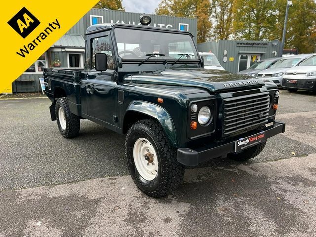 Compare Land Rover Defender 2.2 Td High Capacity Pick Up 122 Bhp OX16EBK Green