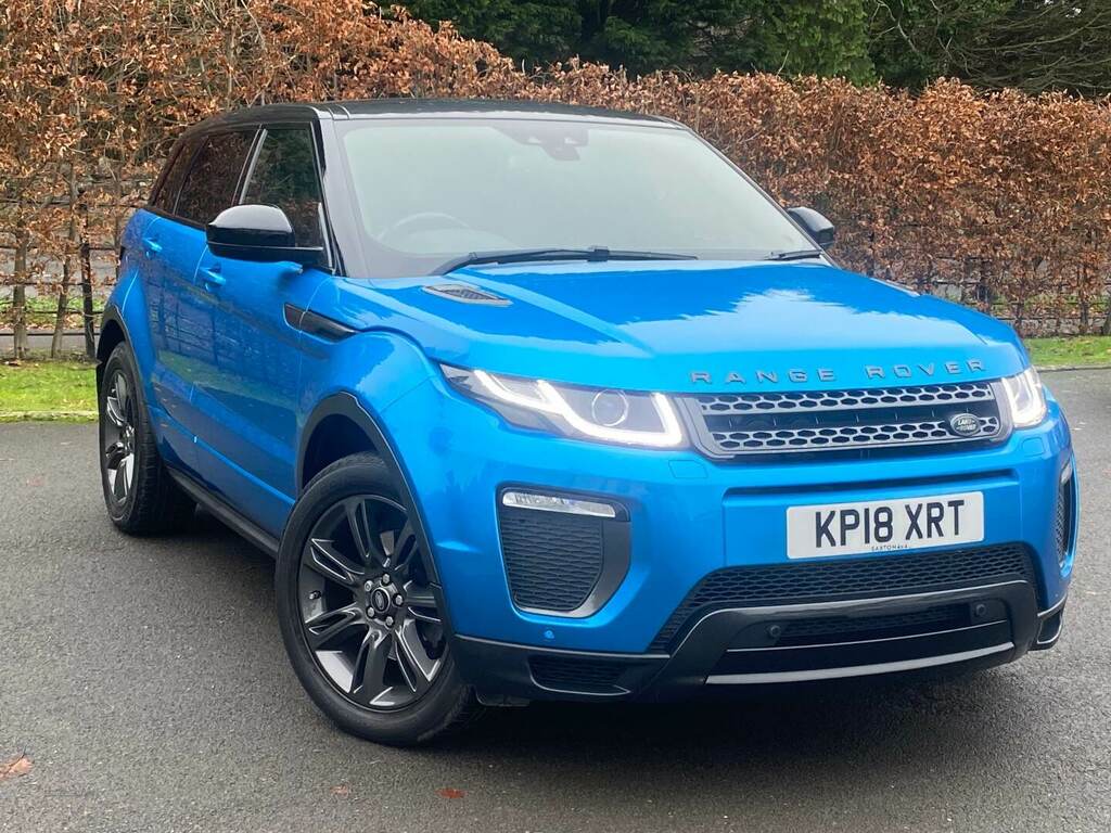 Compare Land Rover Range Rover Evoque Td4 Landmark KP18XRT Blue