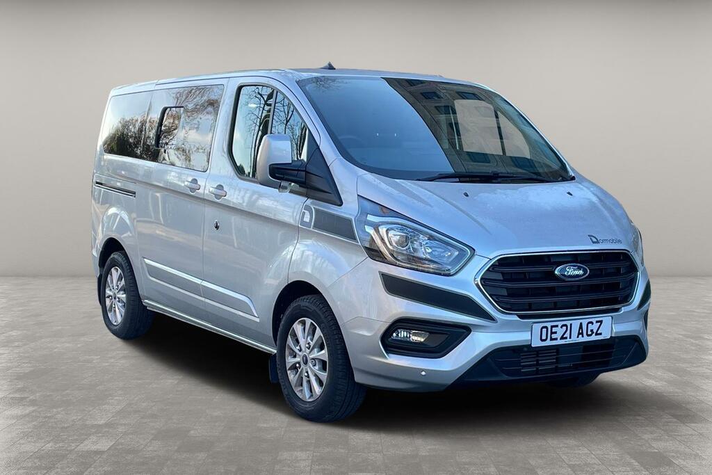 Compare Ford Transit Custom 2.0 Ecoblue 185Ps Low Roof Limited Van OE21AGZ Silver