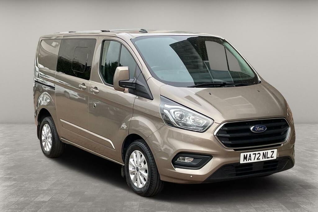 Compare Ford Transit Custom 2.0 Ecoblue 170Ps Low Roof Dcab Limited Van MA72NLZ Silver