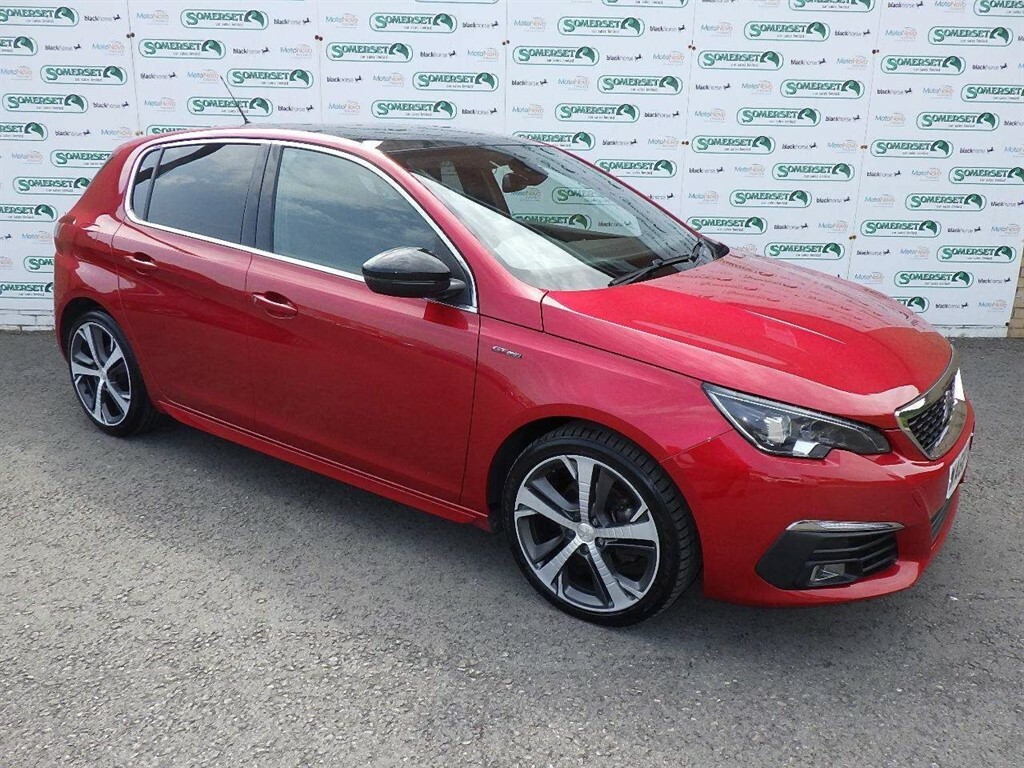 Compare Peugeot 308 308 Gt Line Bluehdi Ss WA68YBE Red