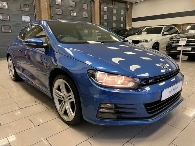 Compare Volkswagen Scirocco 2.0 R Line Tdi Bluemotion Technology 182 Bhp VE67HNM Blue