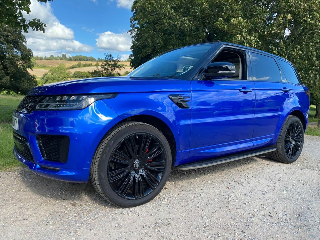 Compare Land Rover Range Rover Sport 3.0 D300  Blue