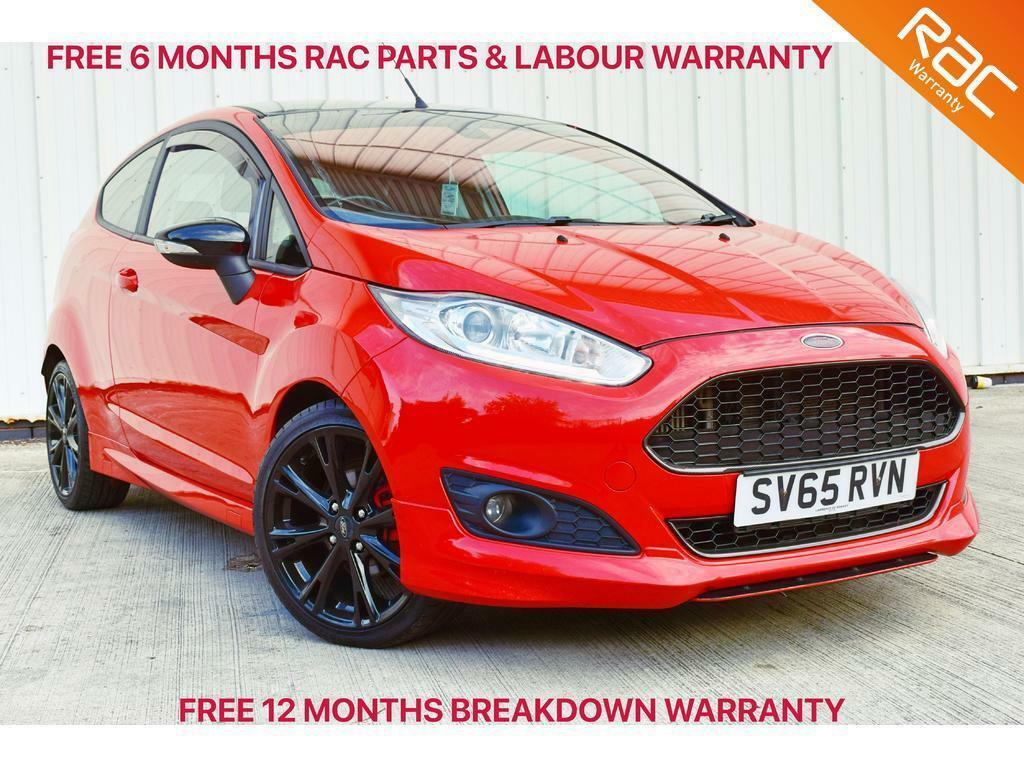 Compare Ford Fiesta 1.0T Ecoboost Zetec S Euro 6 Ss SV65RVN Red